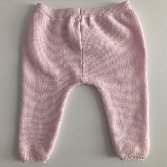 Mayoral Newborn 2-4M pink knit pants - Picture 4 of 5